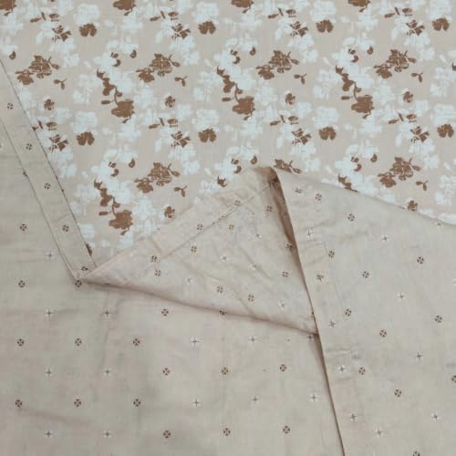 Image of Florida Cotton All Season Reversible AC Dohar (Beige, Single)
