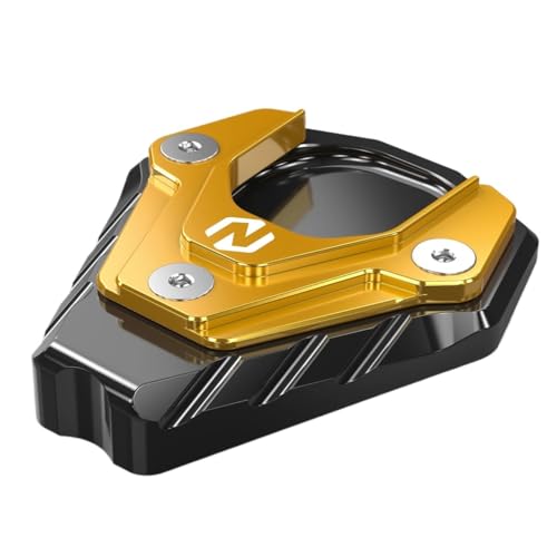Agrandir le pad de béquille latérale DRZ400SM pour stabiliser la moto sur sol meuble