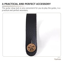 Vaguelly 4 Pièces en Cuir Guitare Sangle de Cou Guitare Sangle Serrure Guitare Poupée Sangle Cravate pour Guitares… - Les Beatles, Paul McCartney, John Lennon, RIngo Starr, George Harrison Vaguelly 4 Pièces en Cuir Guitare Sangle de Cou Guitare Sangle Serrure Guitare Poupée Sangle Cravate pour Guitares… – Image 7