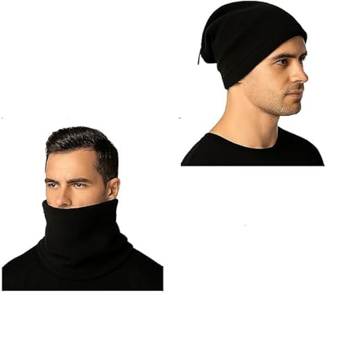 Kit 3 Máscaras balaclava cachecol, flanelado, Proteção UV50, Unissex, Preto, para Pescoço, Corrida,