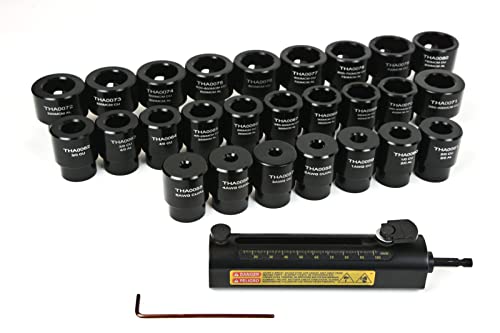 TEMCo TH0410 Rotary Large Wire - Cable Stripper Kit for THHN/XHHW 6 Gauge to 750 MCM (Compatible with any drill)