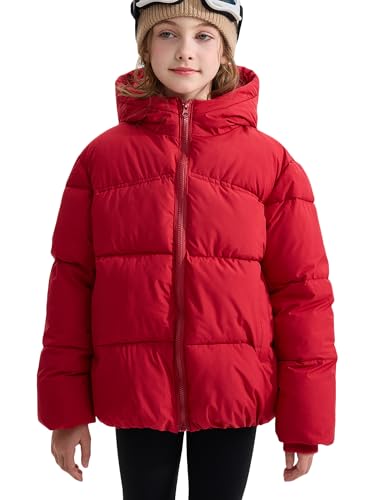 Happy Cherry Boys& Girls Hooded Puffer Jacket Light Weight Zip up Down Coat