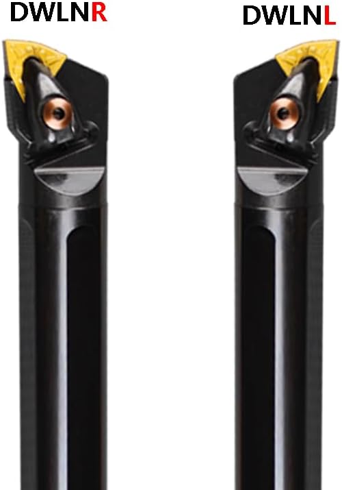 UANGLI 1pc DWLNR DWLNL S20R S25S DWLNR08 DWLNL08 DWLNR06 Lathe Tool Holder Carbide Inserts WNMG Boring Bar CNC Turning Cutter Shank (Size : DWLNL08, Color : S25S (25mm))