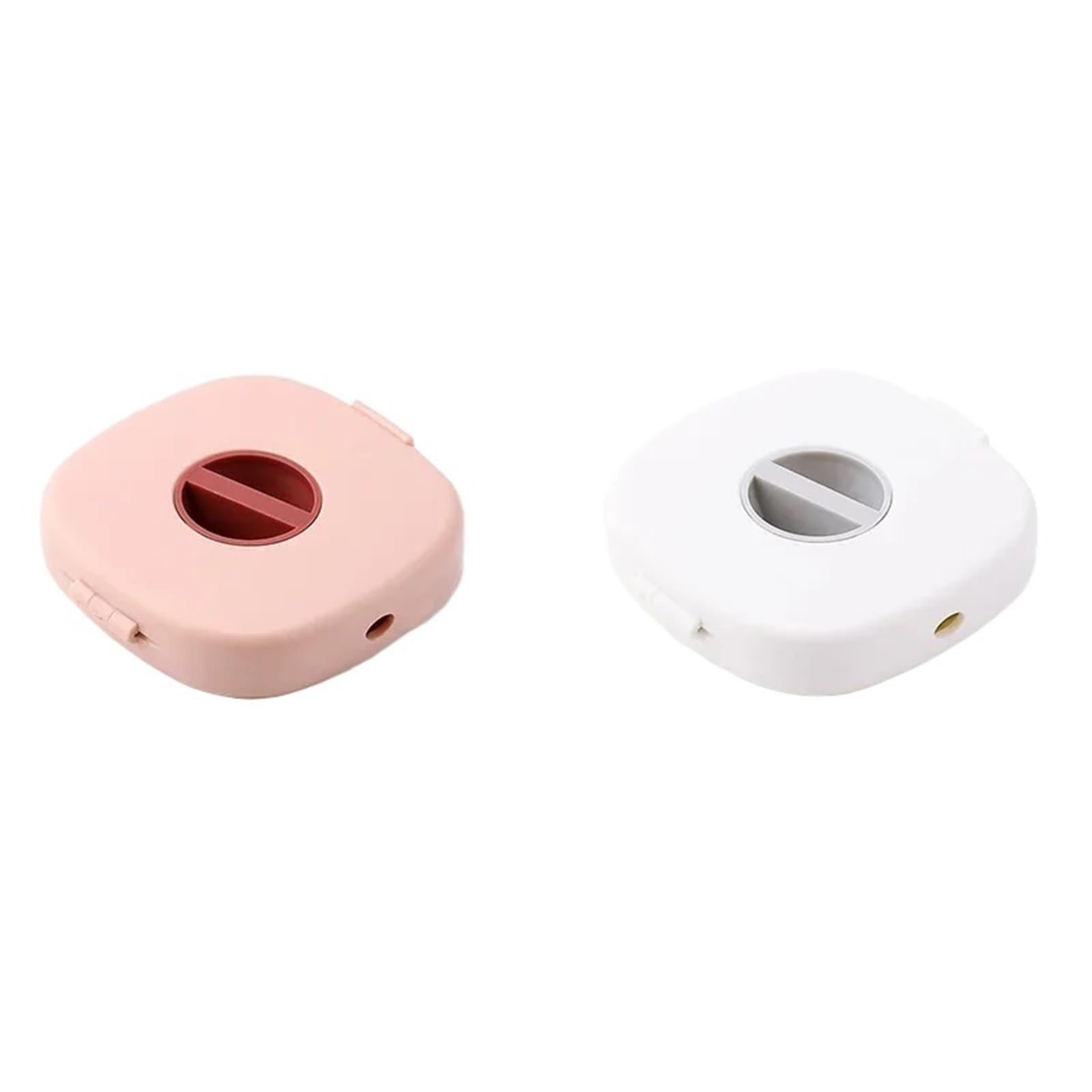 2/3pcs Portable Cable Organizer - Rotating Wire Winder Box for Storage(PinkWhite)