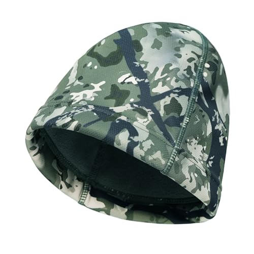 LOOGU Camo Beanie Hat for Hunting, Winter Skull Cap, Men’s Cuffed Beanie with Fleece Large Spretta Highland (Large)