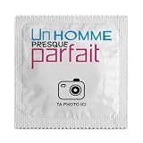 CALLVIN Un Uomo perfetto | Preservativi Personalizzabili | 5 Preservativi Pre-Personalizzati | Personalizzazioni Divertenti e Totale | Idea Regalo Divertente | In Lattice Sottile e Resistente