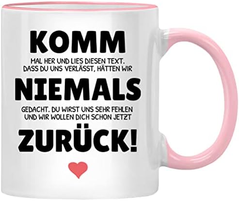 Tasse Humoristique 'Jobwechsel' - Cadeau Départ Collègue - Céramique Blanche - Marque Trendation