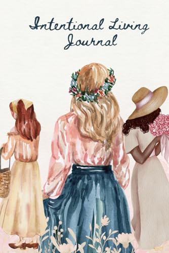 Intentional Living Journal FULL COLOR: Guided Gratitude Self Care Notebook Give Thanks Find Joy Women of Faith