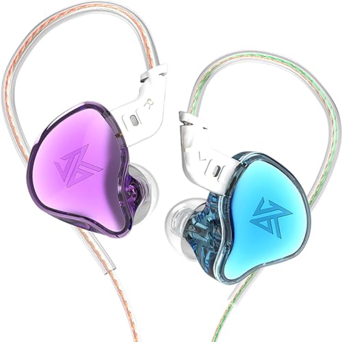 KZ EDC �C���C���[���j�^�[ HiFi �X�e���I�X�e�[�W/�X�^�W�I IEM �L���m�C�Y�A�C�\���[�V���� �X�|�[�c�C���z��/�C���z��/�w�b�h�t�H�� �~���[�W�V�����I�[�f�B�I�t�@���p (�}�C�N�Ȃ��A�u���[�p�[�v��)