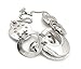 Fashion 21 Women's Celluloid Acetate Oval Disc Glass Stone Metal Link Statement 17