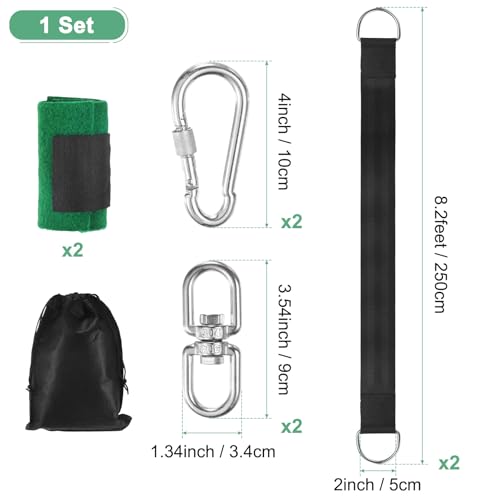 Kit de sangles pour balançoire M METERXITY en polyester robuste 1000 kg