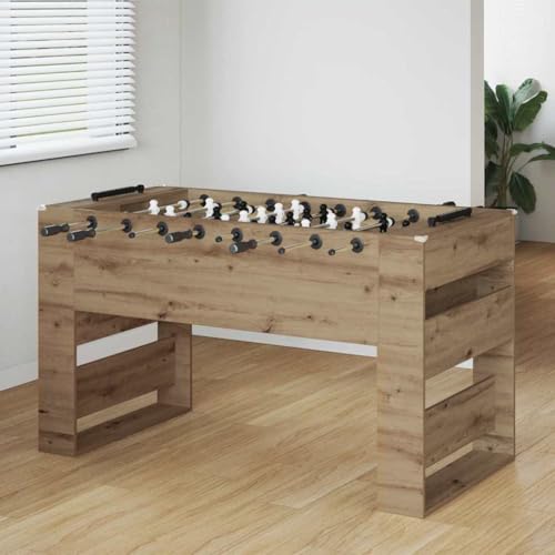Mokuyary Fußballtisch, Eiche, handgefertigt, 146,5 x 74 x 85 cm...