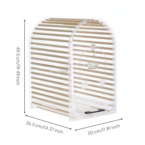Cage déplacement poignée bambou grand format pour stopper le stress - 6