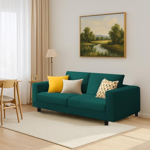 Image of Galib 2 Seater Sofa Set for Living Room (Pine Fabric) Premium Fabric Sofa Set
