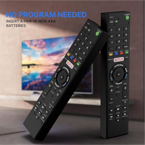Image of ZdalaMit Original Remote Control Compatible with Sony Bravia TV Remote Control URC 153 Fit for Smart LCD LED UHD OLED QLED 4K Android Televison & All Sony TV's with Hot Keys