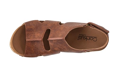 Corkys Footwear Cut It Out 2.5-Inch Heel Wedges with Memory Foam Insoles, Hook & Loop Closure, Unique Cut-Out Design – Stylish & Comfortable Fall Essential4