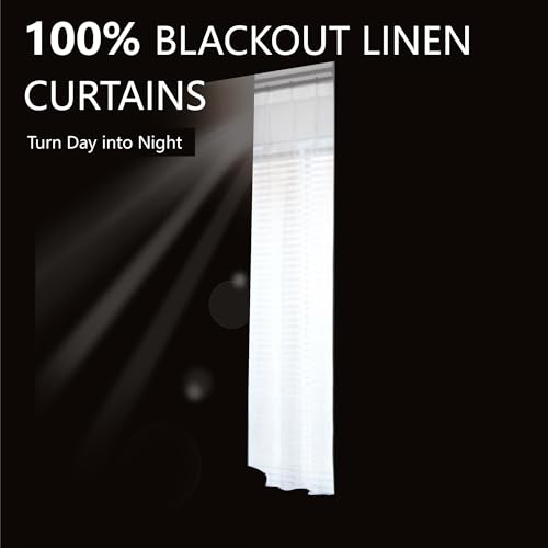 Rideaux opaques isolation lumiere anti UV rideau isolant beige - 4