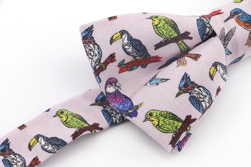 Image of OCIA Cute Pattern Pre-tied Bow Tie Adjustable Bowties for Adult & Children