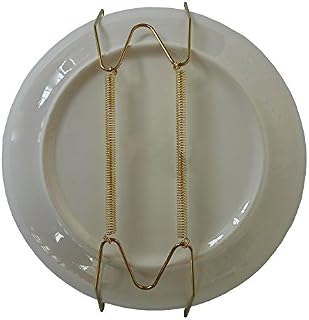 Xinlink 10 Pcs 12-Inch Invisible Plate Display Hanger Wire Expandable Wall Holders