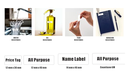 Image of D30 Labels for Phomemo D30 Labels Tape for NADA Print N10 Printer 12mm*40mm