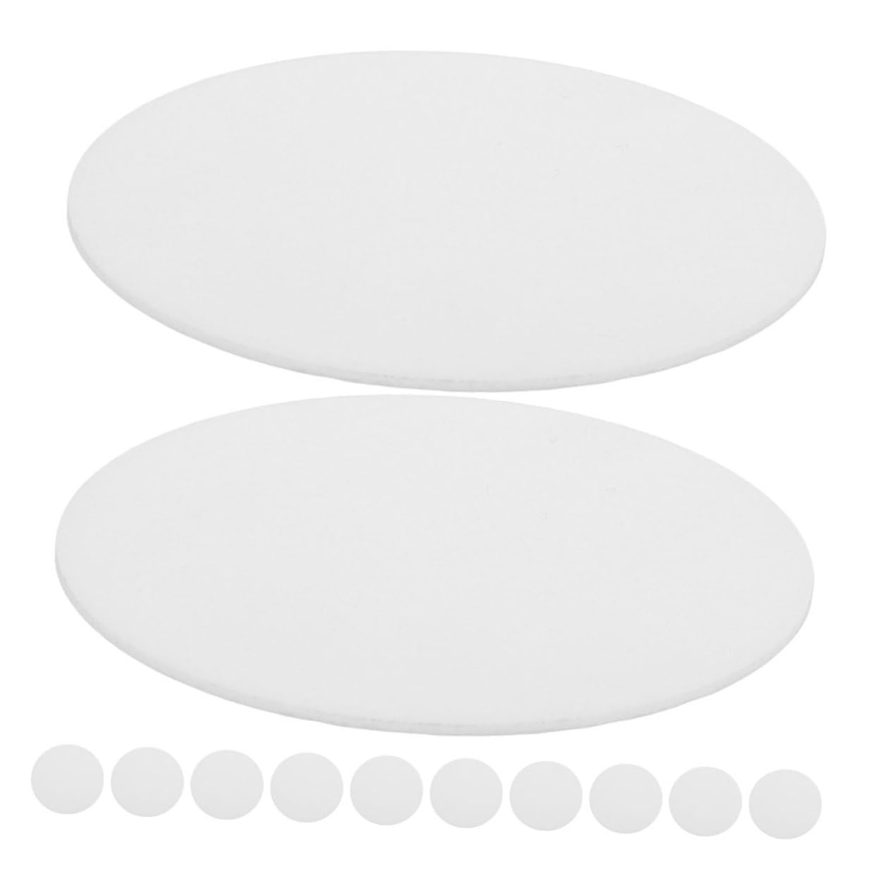 Cabilock 12pcs Acrylic Diffusion Plate Diffuser Lamp Covers Diffuser Lamp Accessories Round Diffuser for Pendants Chandelier Lamp Diffuser Fabric Lampshade Diffuser LED Light Diffuser White