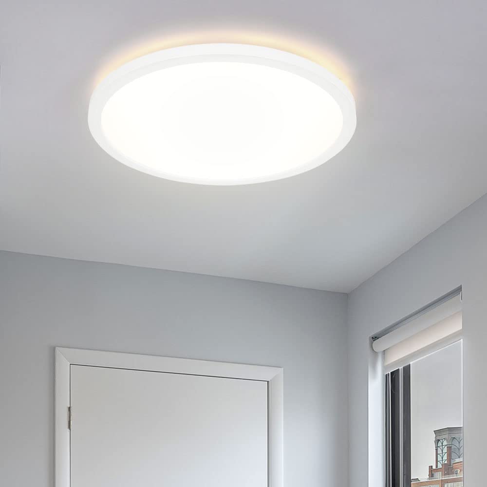 LED Deckenleuchte 24 Watt Backlight Memory Funnktion IP44 weiß opal rund