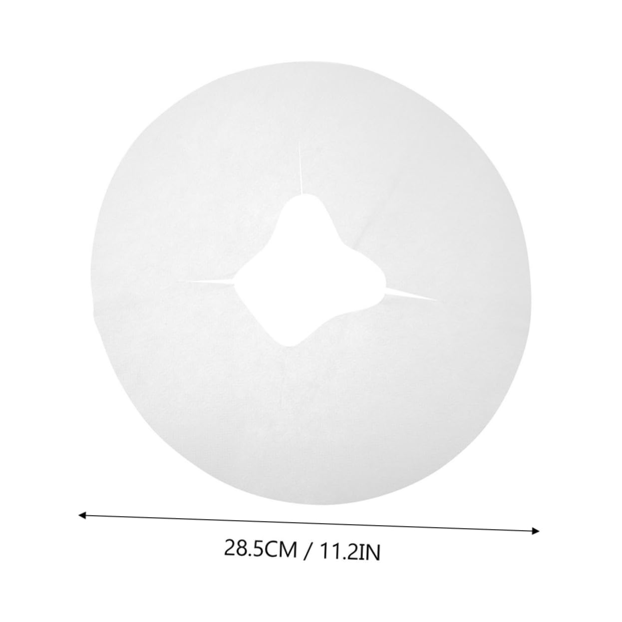 Beavorty 300pcs Non-woven Face Pad for Massage Table Face Pillow Covers Rest Cradle Covers Headrest Mattress Massage Accessories