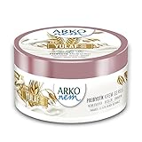 Arko Nem Prebiotische Vegane Gesicht-Körper-Haut-Creme 250ml - frei von Paraben-Silikon-Alkohol Feuchtigkeitsspendend bis zu 48 Stunden Tagescreme für Frauen-Kinder-Männer Hafermilch