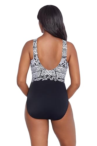 Women's Scoopback Highneck One Piece Swimsuit3