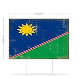 Zoom IMG-1 targa vintage con bandiera nazionale Zoom IMG-1 targa vintage con bandiera nazionale