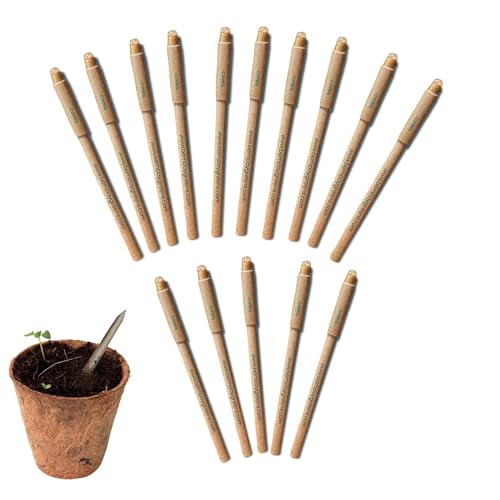 Image of Bombay Greens - 15 Plantable Seed Pens - Bio degradable Eco-Friendly Stationery for Corporate Gifting | Sustainable Gifts with Seeds - Pack of 15