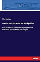 Poesie Und Urkunde Bei Thukydides 3743651998 Book Cover