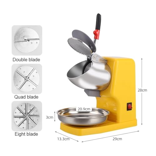 Broyeur à granita durable en acier inoxydable de style