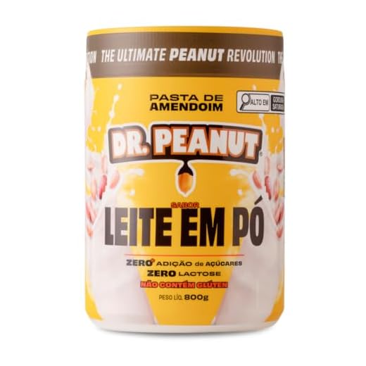 DR. PEANUT PASTA DE AMENDOIM LEITE EM PÓ 800G COM WHEY PROTEIN