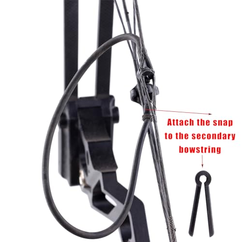 FENJANER Tubulação de tiro com arco 3/16 Peep Sight, ferramenta separadora de cordas de arco, fio de