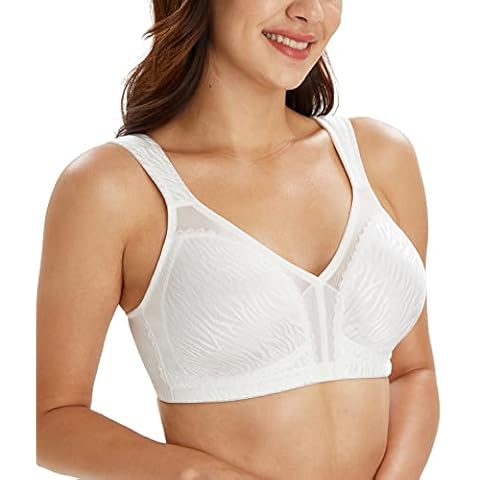 Lemorosy Women's Wireless Minimizer Bra 40C Cover