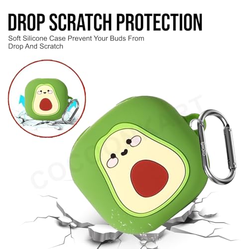 Image of Cartoon Silicone Case Cover for Samsung Galaxy Buds Core (2025) (Avocadoo)
