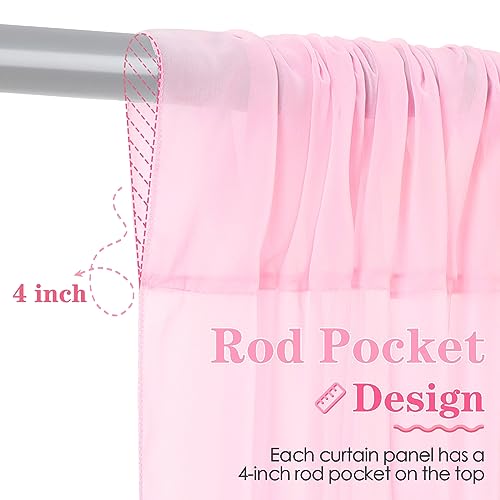 Cortina de fundo de chiffon, marfim, decorativa, para estúdio fotográfico e decoração de festa, 3 m