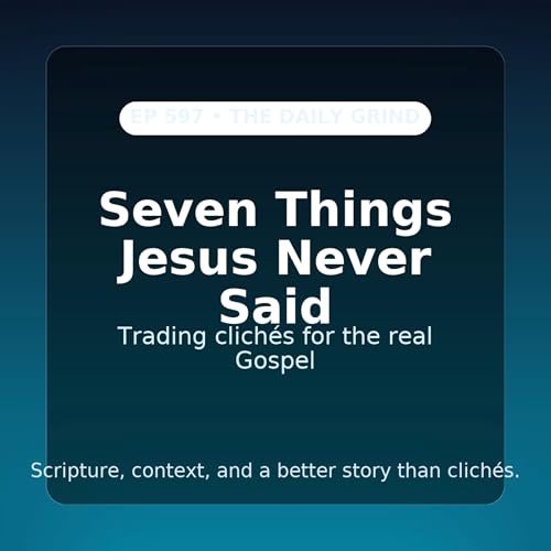 597 Things Jesus Never Said cover art