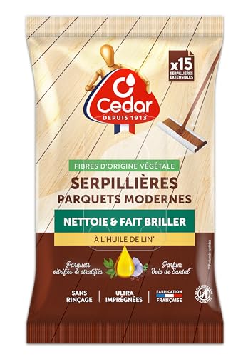 O'Cedar - Serpillères Nettoyantes - Lingettes Sol...