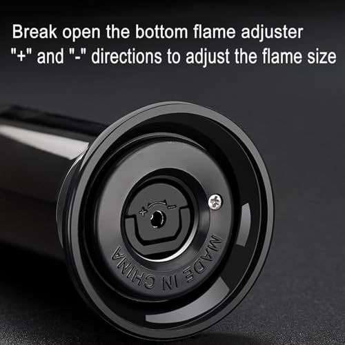 Encendedor de butano resistente al viento y recargable miniatura 4