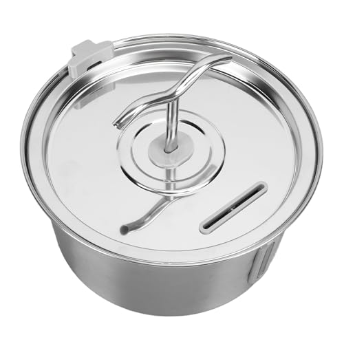 Fuente para agua para gatos Asixxsix acero inoxidable 3.2L