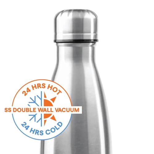 Image of Borosil - Stainless Steel Hydra Bolt - Vacuum Insulated Flask Water Bottle, 750ML