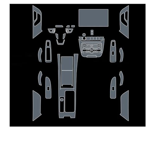 Film protection intérieur Lincoln Corsair anti-rayures pour écran et portes