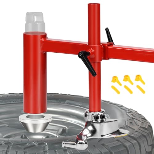 Atesilor Manual Tire Changer Duck Head Kit with 1.67 Centering Cone - Upgraded Cast Steel Mount Demount Tool for 16-21 Wheels - Fits 2 Dia Post Manual Tire Changer for Car Truck ATV Trailer