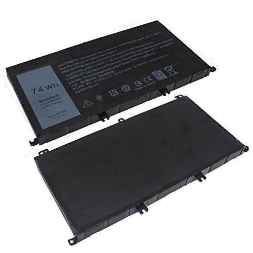 74Wh Type 357F9 71JF4 Laptop Battery for Dell Inspiron 15 7000 Gaming 7559 7557 7567 7566 7759 i7559 15 5576 5577 INS15PD Series 15-7559 071JF4 P57F P65F P65F001 0GFJ6 0357F9 11.1V 11.4V Battery