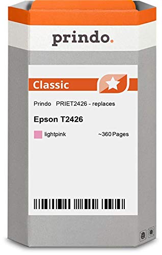 Prindo Classic: LA Alternativa, Completa funcionalidad - Compatible con Epson T2426 (C13T24264012) Prindo PRIET2426 (T2426)