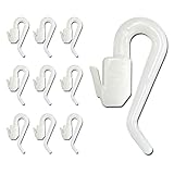 縫込みアジャスターフック フック部 10個入り 縫込みカーテンフック 交換用フック 【ユニテックパロマ】