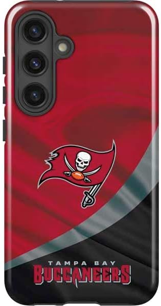 Skinit Impact Phone Case Compatible with Galaxy S24 - Officially Licensed NFL Tampa Bay Buccaneers Design