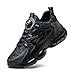 Zapatos de Seguridad para Hombre Mujer Zapatillas Ligeros Calzado Trabajo Comodo Antideslizante con Puntera de Acero Black 41 EU
